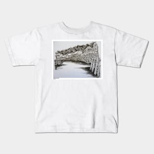 Creek Street, Ketchikan, Alaska Kids T-Shirt